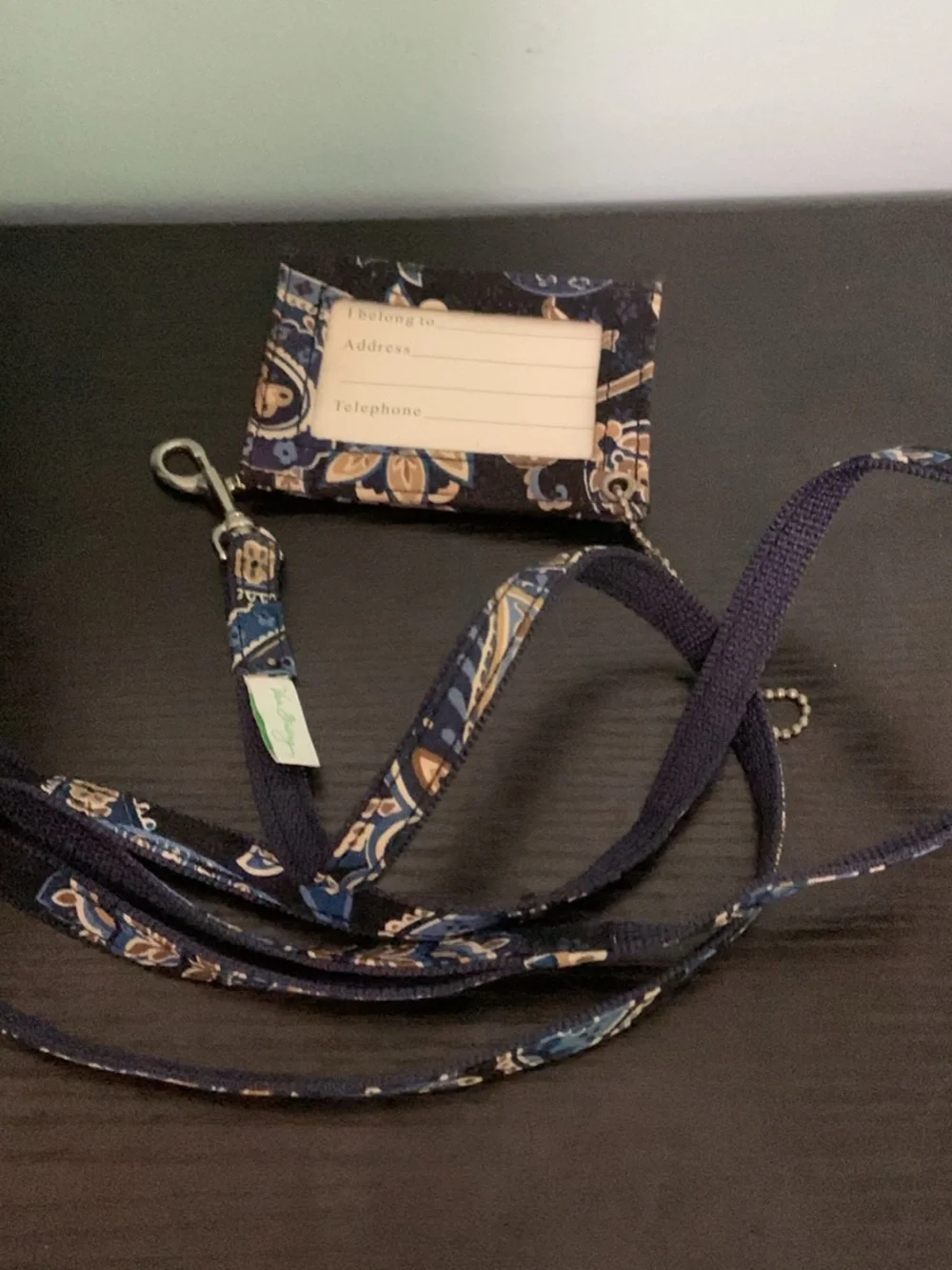 Vera Bradley Blue Paisley Pet Carrier Set
